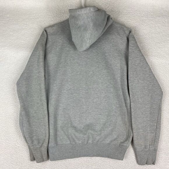 Vintage Fallen Footwear Hoodie Mens Size L Grey Striped Soldier Skate Sweatshirt - Picture 10 of 16